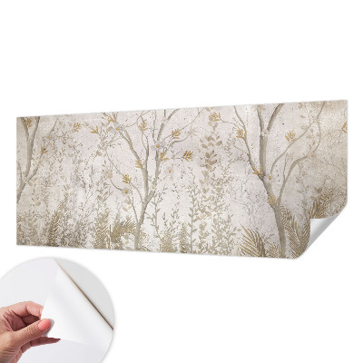 Carta da parati effetto profondità Un angolo di foresta