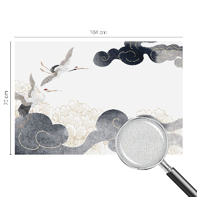 Carta da parati cameretta Gru in volo