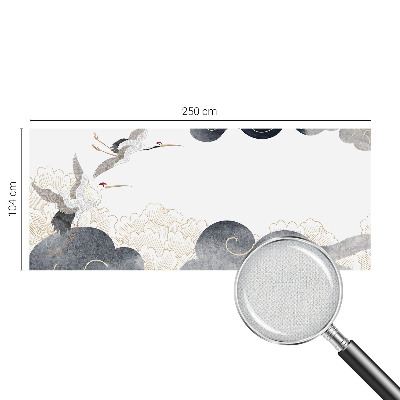 Carta da parati cameretta Gru in volo