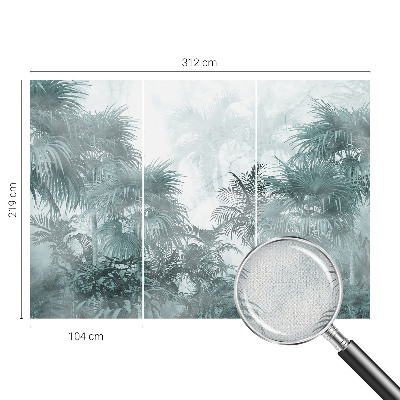 Carta da parati adesiva Verde esotico