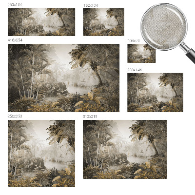 Fotomurale 3D Foresta tropicale