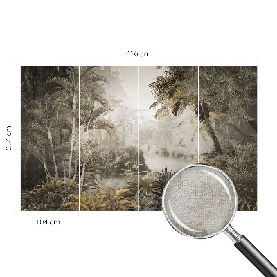 Fotomurale 3D Foresta tropicale