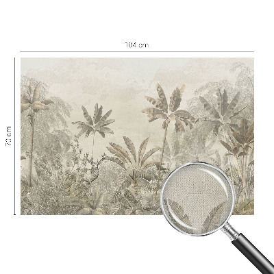 Carta da parati 3D giungla tropicale