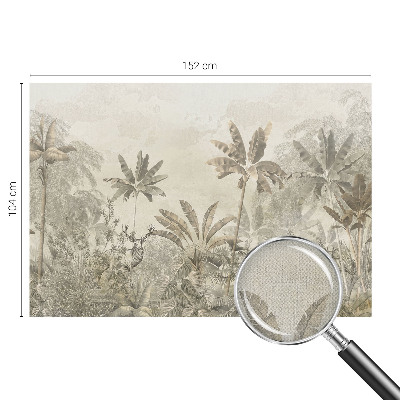 Carta da parati 3D giungla tropicale