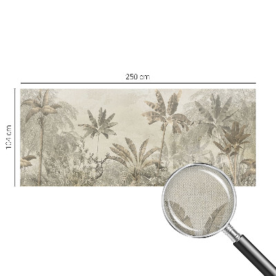 Carta da parati 3D giungla tropicale
