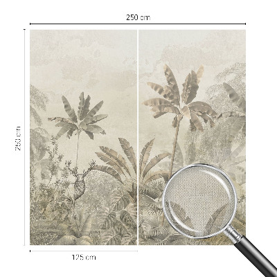 Carta da parati 3D giungla tropicale