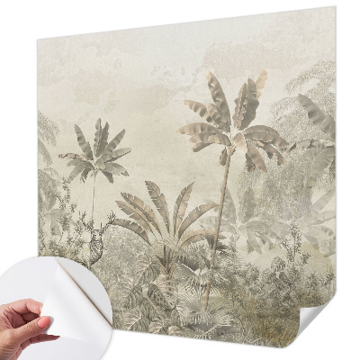 Carta da parati 3D giungla tropicale