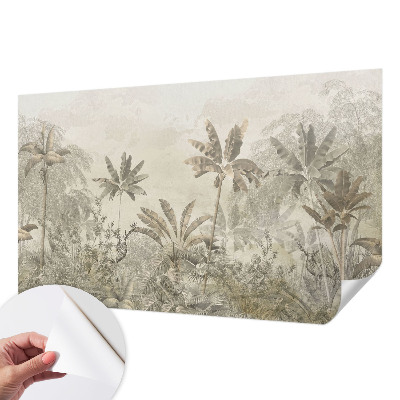 Carta da parati 3D giungla tropicale
