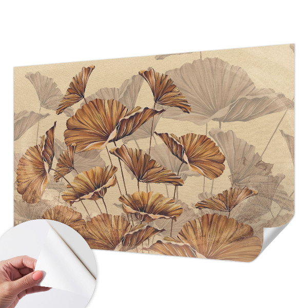 Fotomurale effetto 3D eleganza autunnale