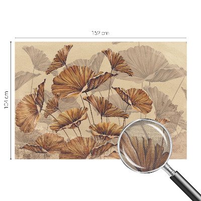 Fotomurale effetto 3D eleganza autunnale