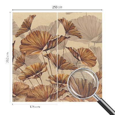 Fotomurale effetto 3D eleganza autunnale