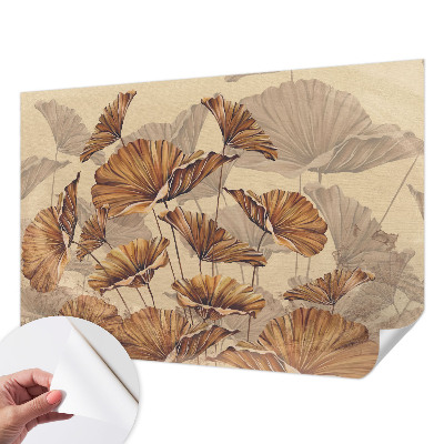 Fotomurale effetto 3D eleganza autunnale