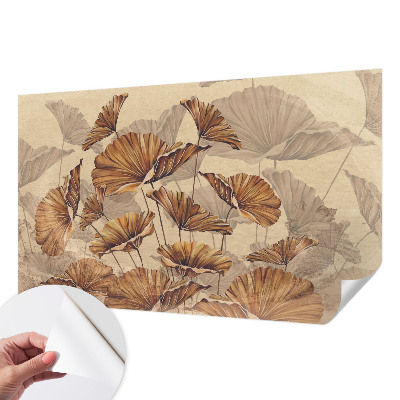Fotomurale effetto 3D eleganza autunnale