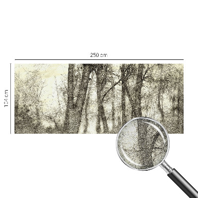 Carta da parati per cameretta Malinconia della foresta