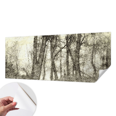 Carta da parati per cameretta Malinconia della foresta