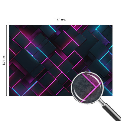 Carta da parati adesiva Geometria al neon