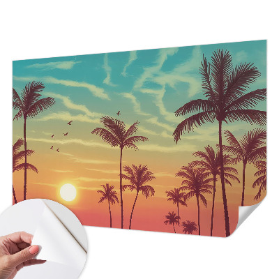 Carta da parati 3D Paesaggio tropicale