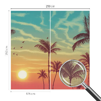 Carta da parati 3D Paesaggio tropicale