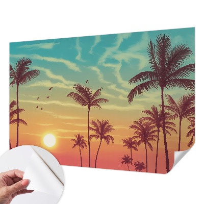 Carta da parati 3D Paesaggio tropicale