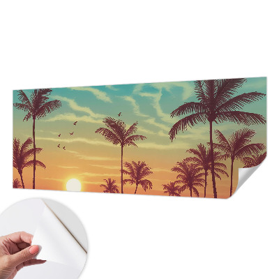 Carta da parati 3D Paesaggio tropicale