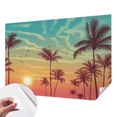 Carta da parati 3D Paesaggio tropicale