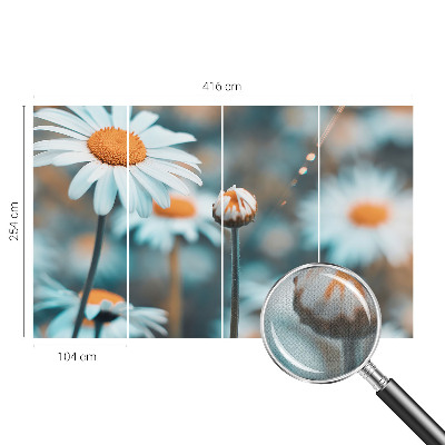 Fotomurale 3D Una delizia alla camomilla