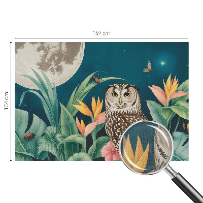 Carta da parati cameretta Safari lunare