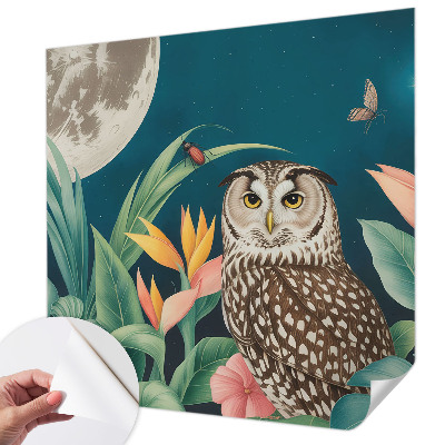 Carta da parati cameretta Safari lunare