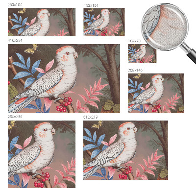 Carta da parati per cameretta Natura tropicale