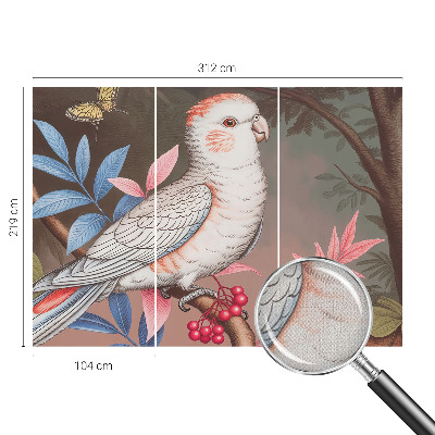 Carta da parati per cameretta Natura tropicale