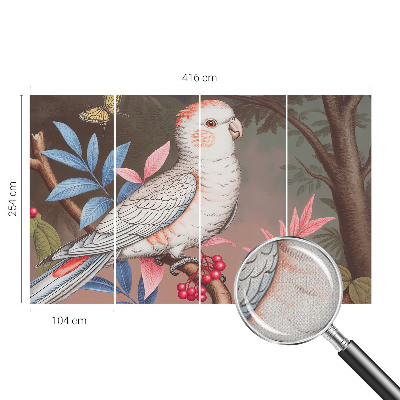 Carta da parati per cameretta Natura tropicale