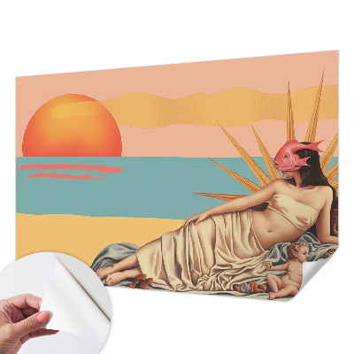 Fotomurale 3D L'Occidente del Surrealismo