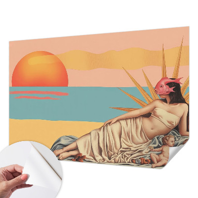Fotomurale 3D L'Occidente del Surrealismo