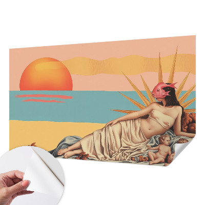 Fotomurale 3D L'Occidente del Surrealismo
