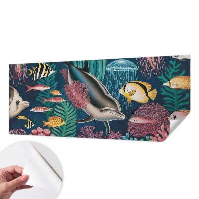 Carta da parati cameretta Fauna sottomarina