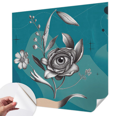 Fotomurale per cameretta Occhio di rosa