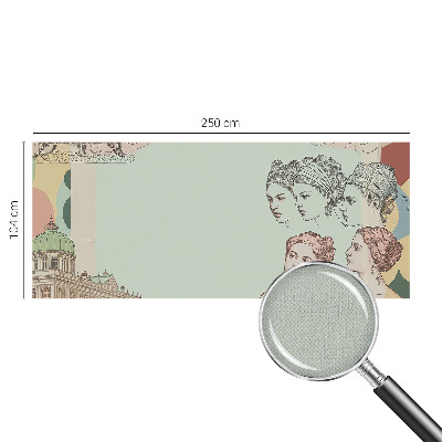 Carta da parati per cameretta Collage classico