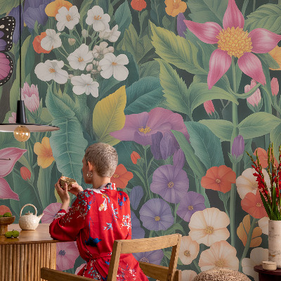 Carta da parati adesiva Esplosione di fiori