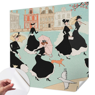 Fotomurale 3D Donne che camminano