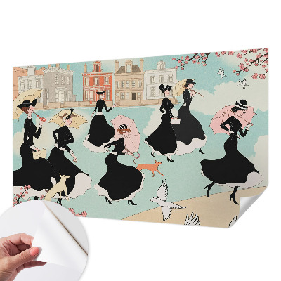 Fotomurale 3D Donne che camminano