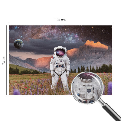 Fotomurale effetto 3D Paesaggio cosmico