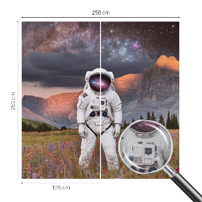 Fotomurale effetto 3D Paesaggio cosmico