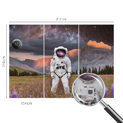 Fotomurale effetto 3D Paesaggio cosmico