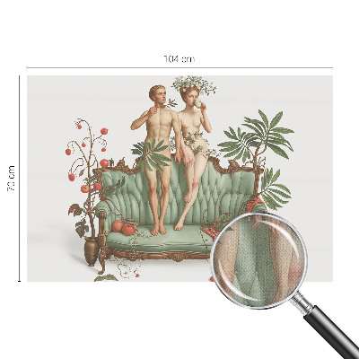 Carta da parati effetto profondità Eleganza misteriosa