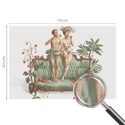 Carta da parati effetto profondità Eleganza misteriosa