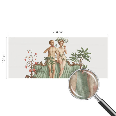 Carta da parati effetto profondità Eleganza misteriosa