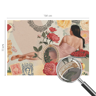 Fotomurale per cameretta Eleganza floreale