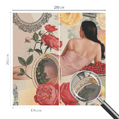 Fotomurale per cameretta Eleganza floreale