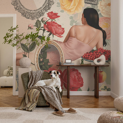 Fotomurale per cameretta Eleganza floreale