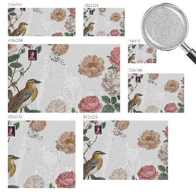 Carta da parati adesiva Fiori vintage